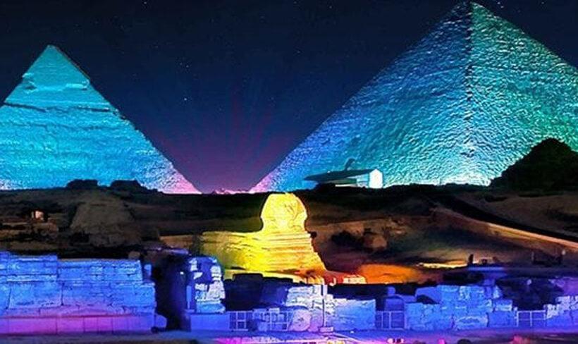 Sound and Light Show At Giza Pyramids